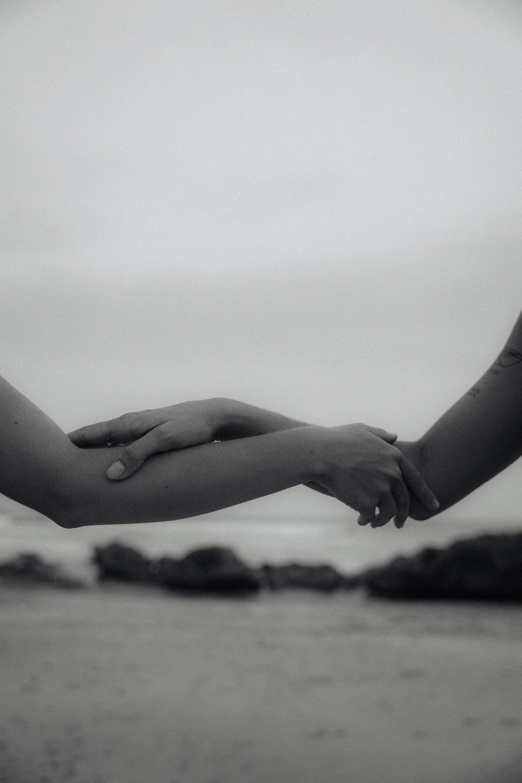 Hands meeting — a gentle connection gesture